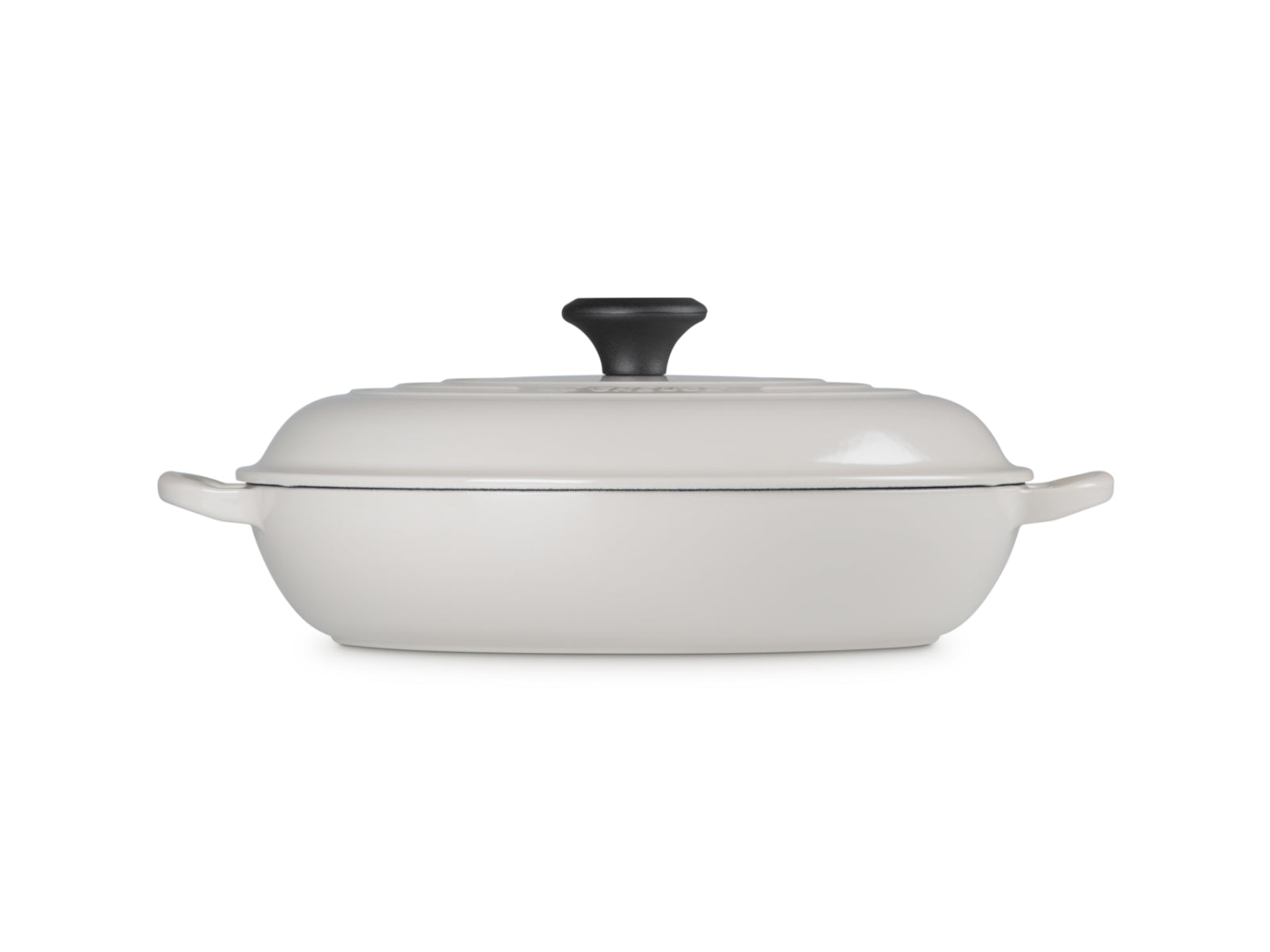 Le Creuset Gourmet-Profitopf Tradition rund mit Phenolknopf creme 30cm - Produktbild 3