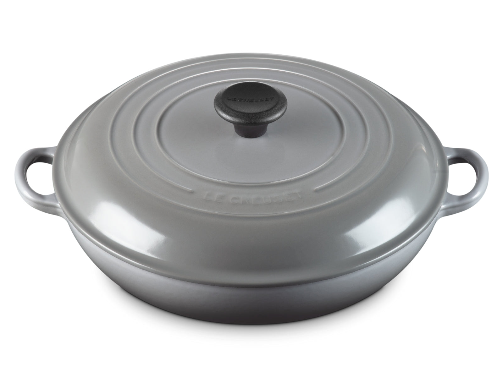 Le Creuset Gourmet-Profitopf Tradition rund perlgrau 30cm Freisteller 5