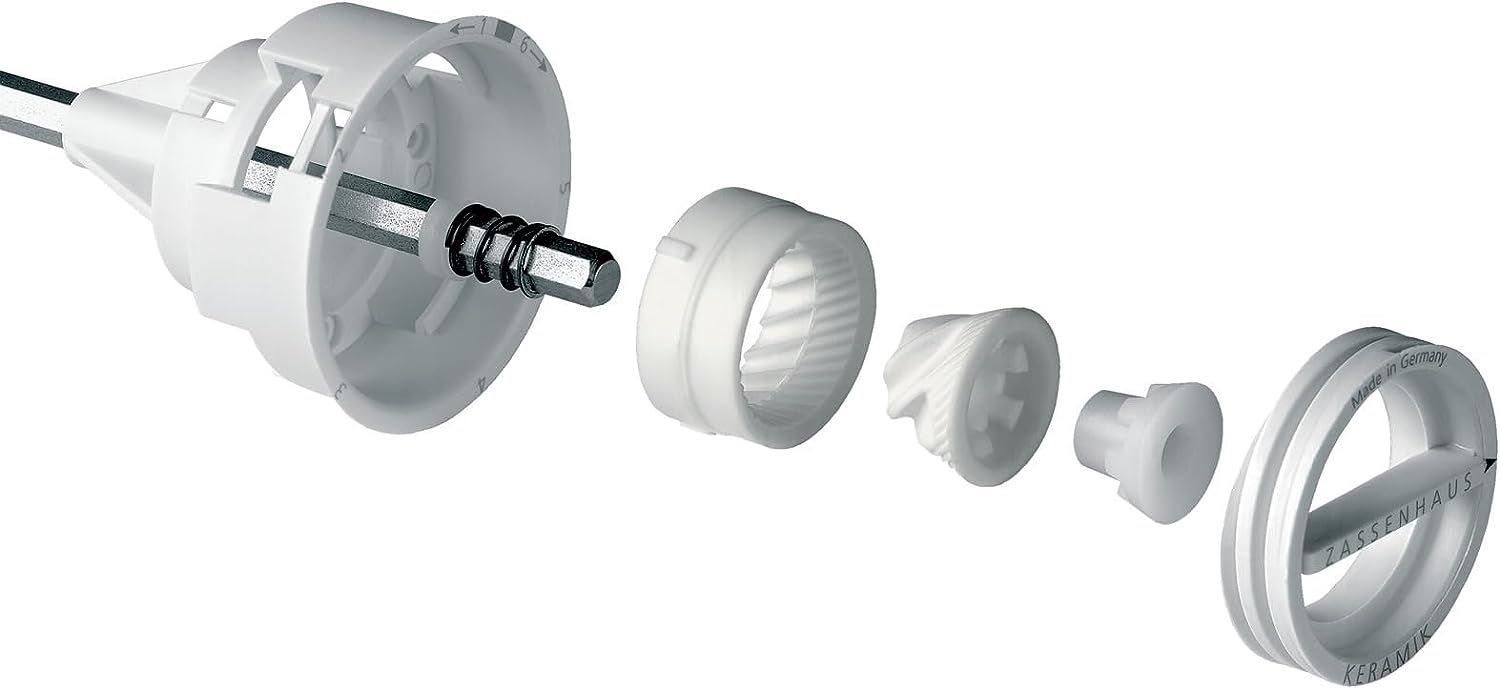 Zassenhaus 25484 Mühlen-Set Berlin Olivenholz 18 cm inkl. Untersetzer