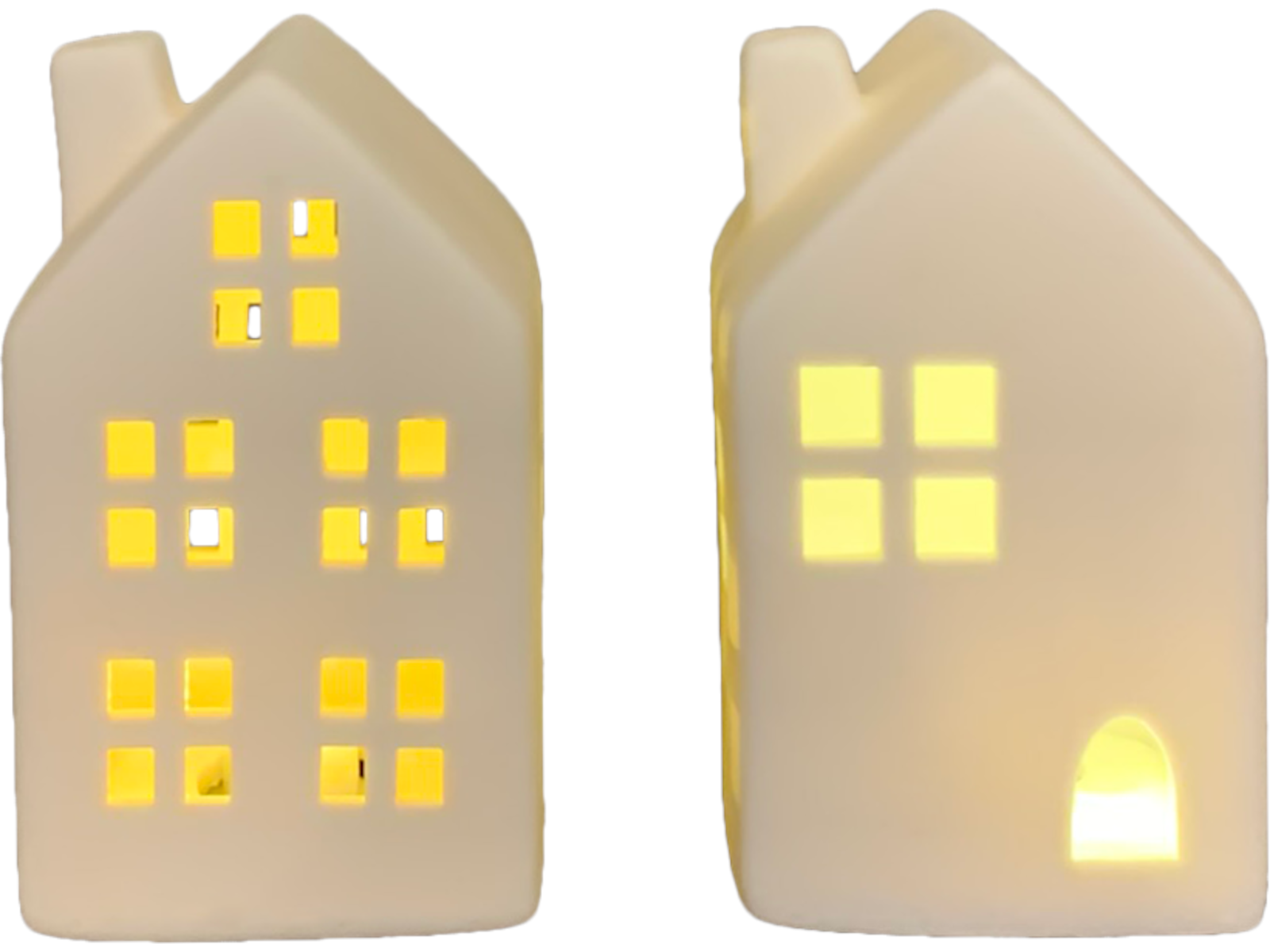 Exner CœuR LED Haus weiß 7,5x7,5x12,3cm