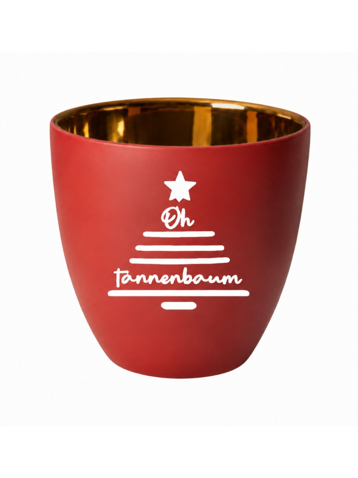 ASA xmas Windlicht Tannenbaum rot 6,5cm - Produktbild 1