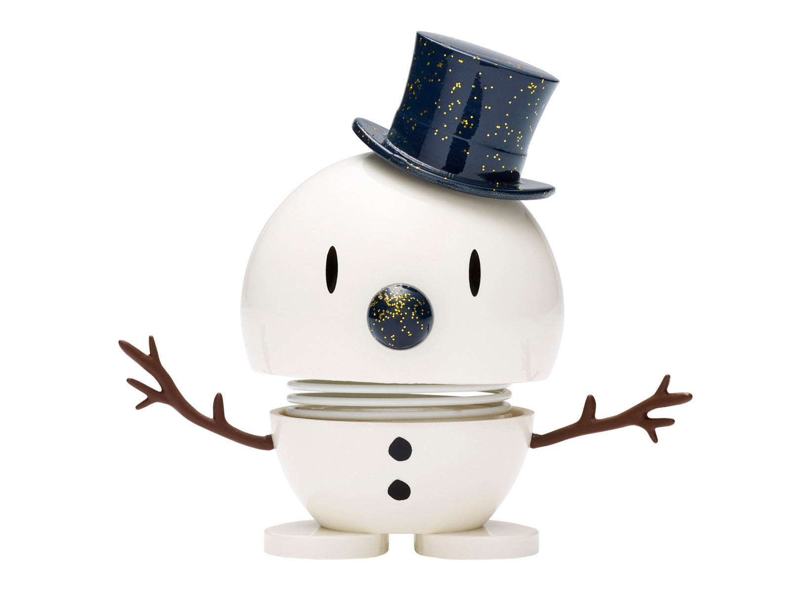 Hoptimist Snowman S white/blue 7,8cm Freisteller 1