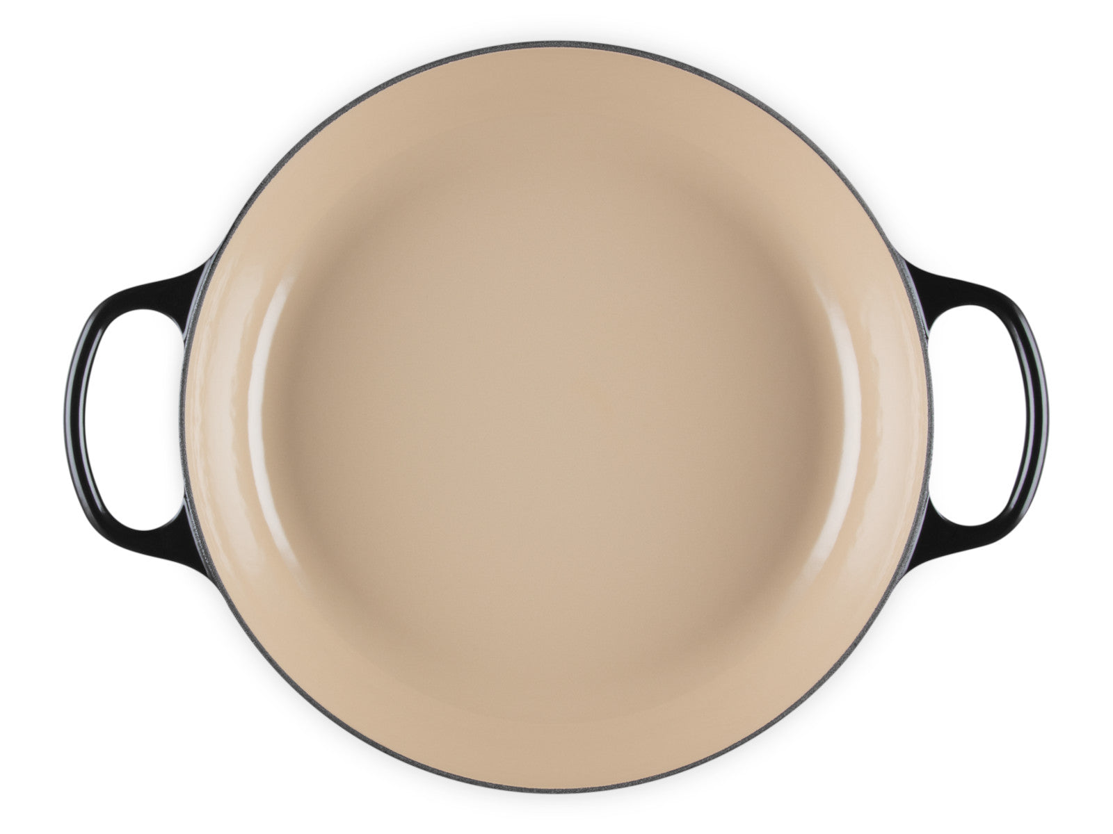 Le Creuset Gourmet-Profitopf mit Glasdeckel Signature schwarz glänzend 30cm Freisteller 5
