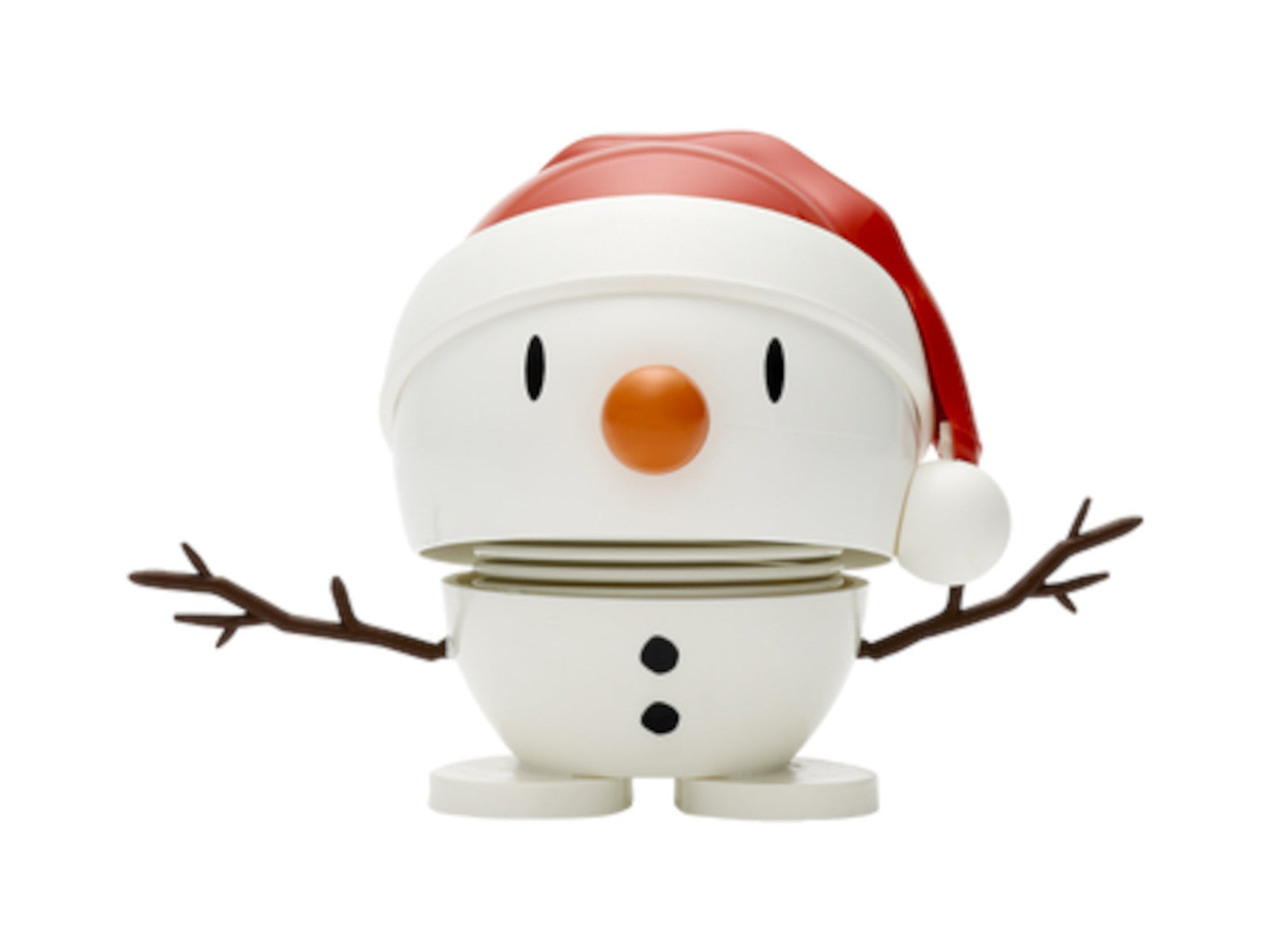 Hoptimist Santa Snowman S white 7,2cm Freisteller 1