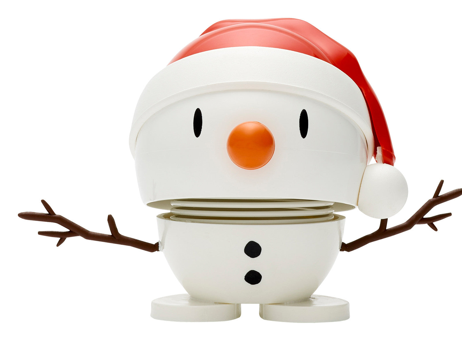 Hoptimist Santa Snowman S white 7,2cm Freisteller 1