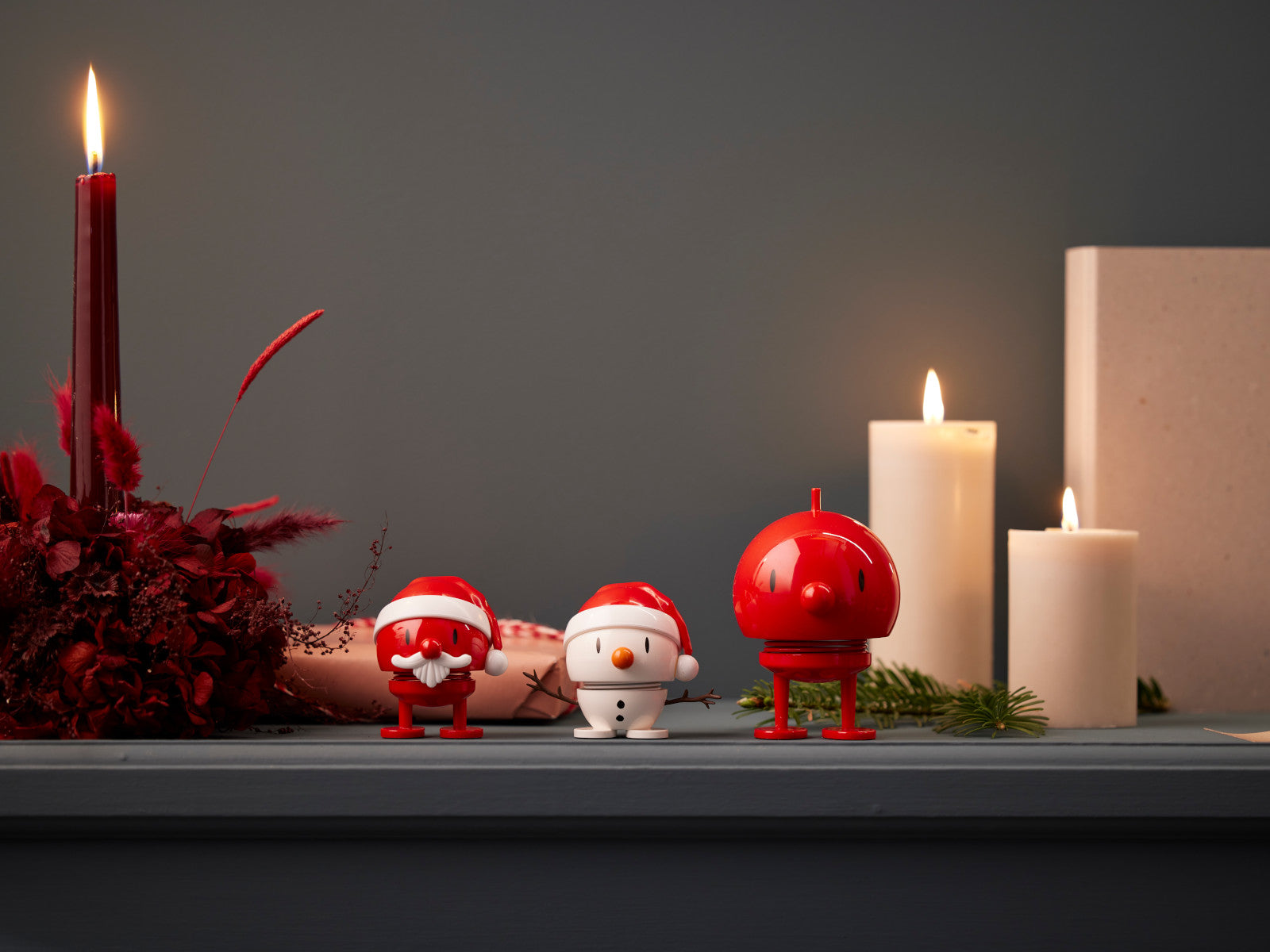 Hoptimist Santa Snowman S white 7,2cm Lifestyle 3