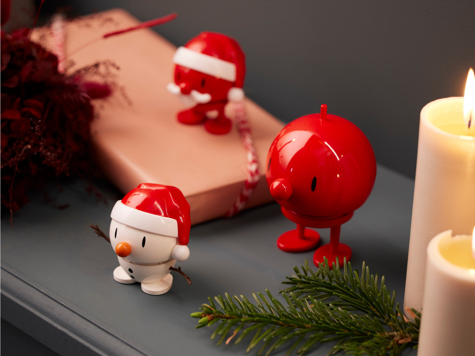 Hoptimist Santa Snowman S white 7,2cm Lifestyle 2