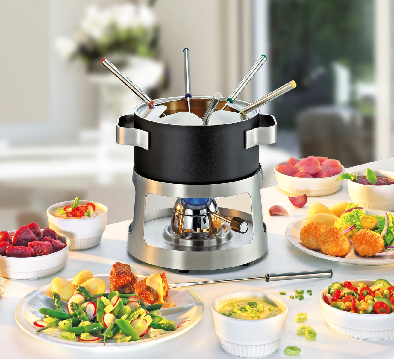 Spring Fondue-Garnitur ANDERMATT 18 cm Lifestyle