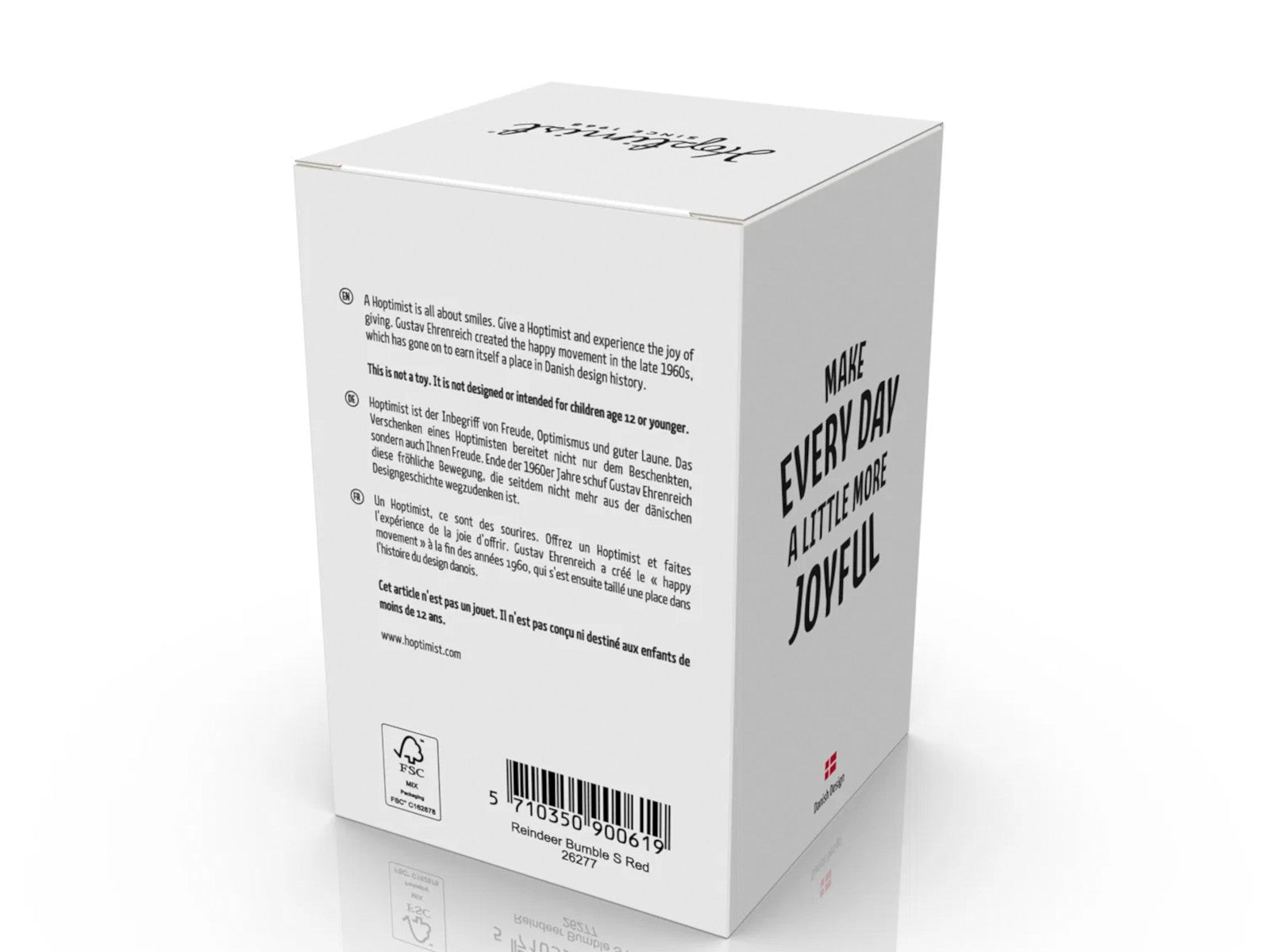 Hoptimist Reindeer Bumble S red 7,2cm Freisteller 3