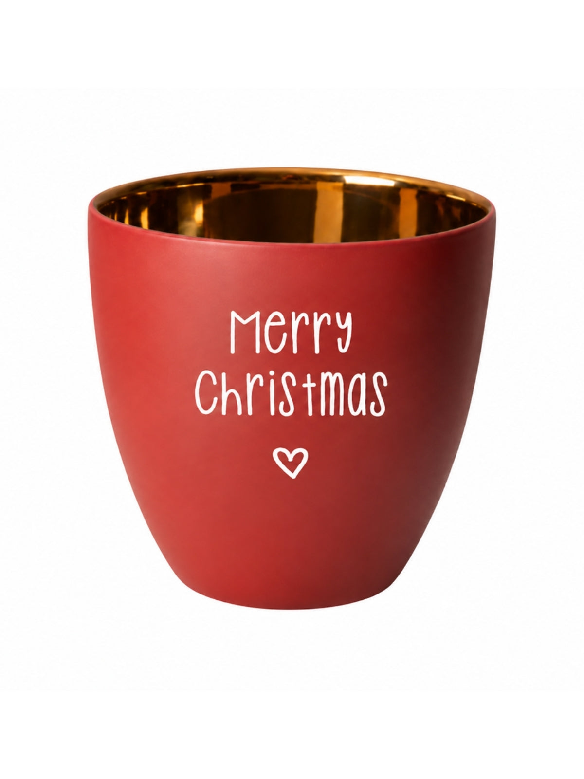 ASA xmas Windlicht Merry Christmas rot 6,5cm - Produktbild 1