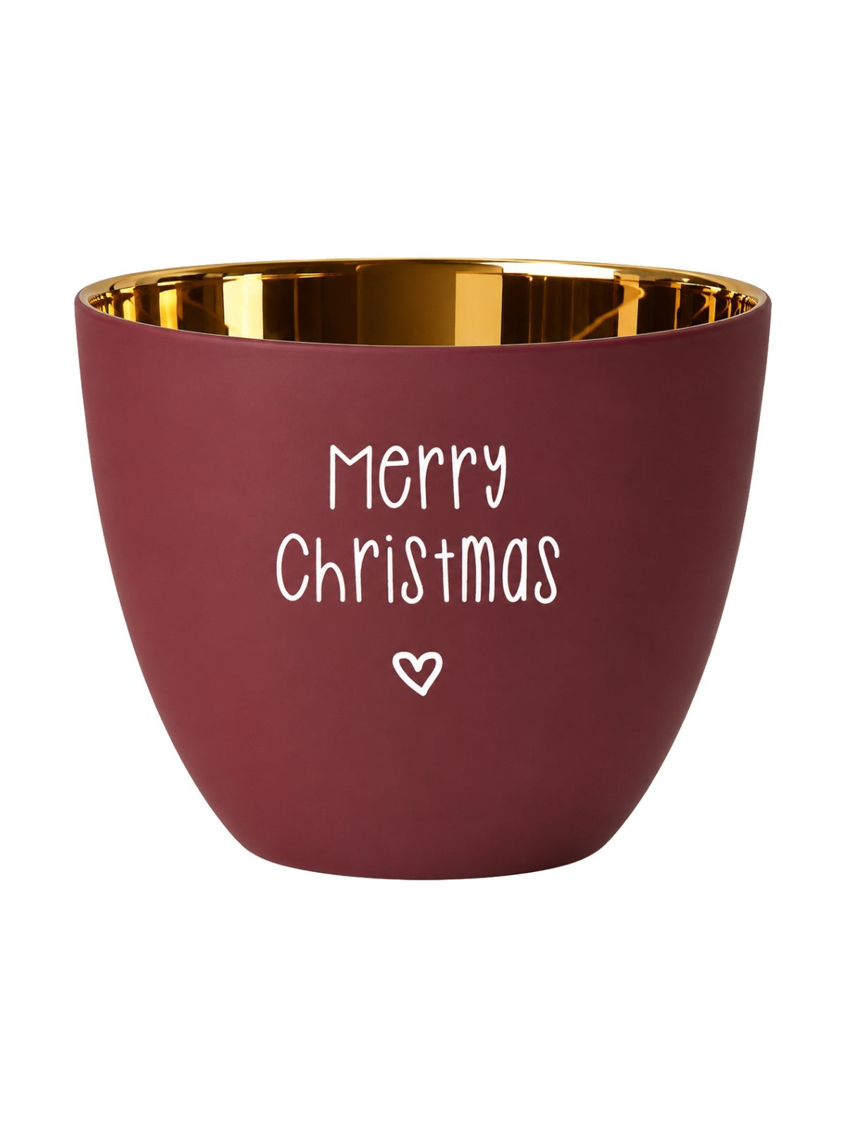 ASA xmas Windlicht Merry Christmas himbeer 6,5cm