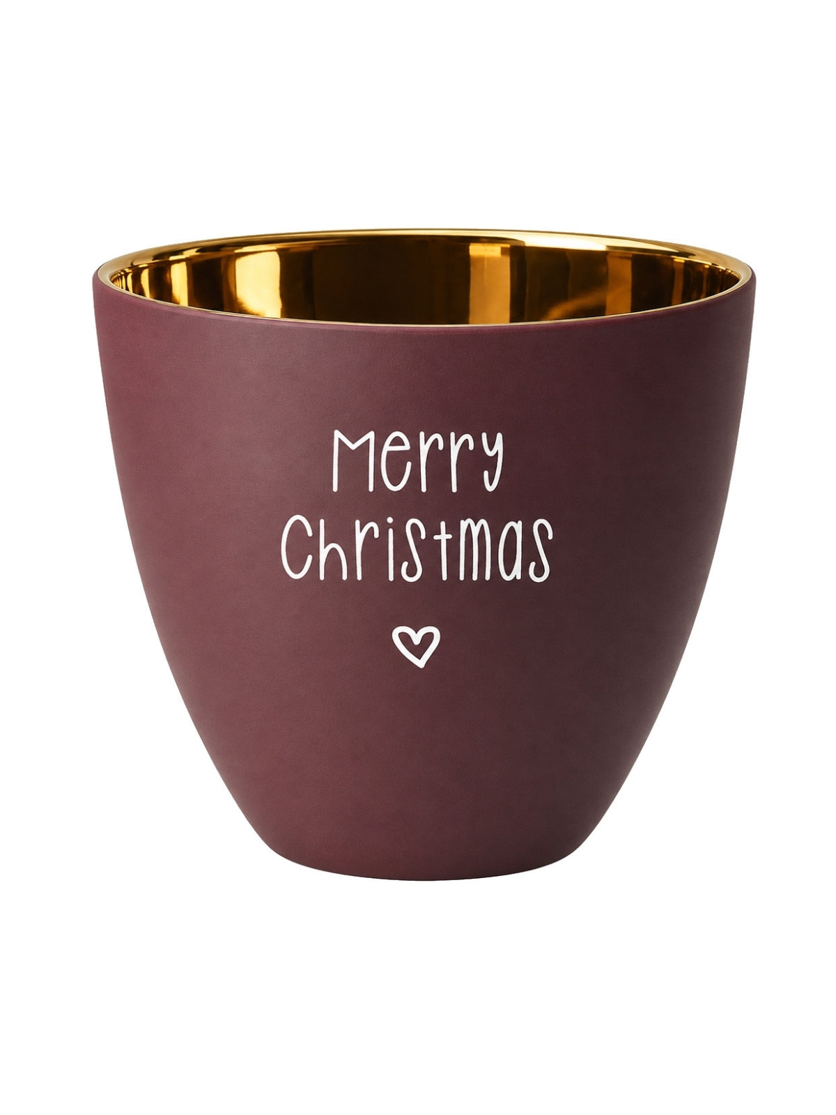 ASA xmas Windlicht Merry Christmas brombeer 8cm - Produktbild 1