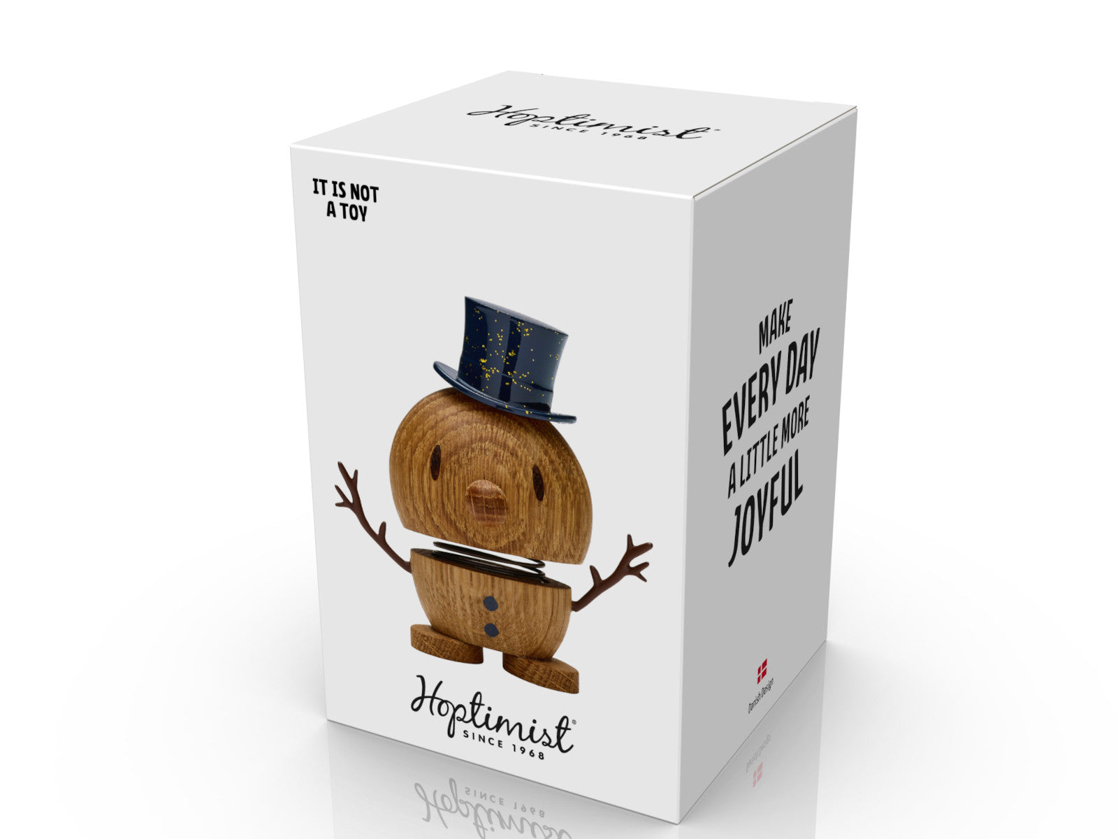 Hoptimist Snowman S oak 7,8cm Freisteller 3