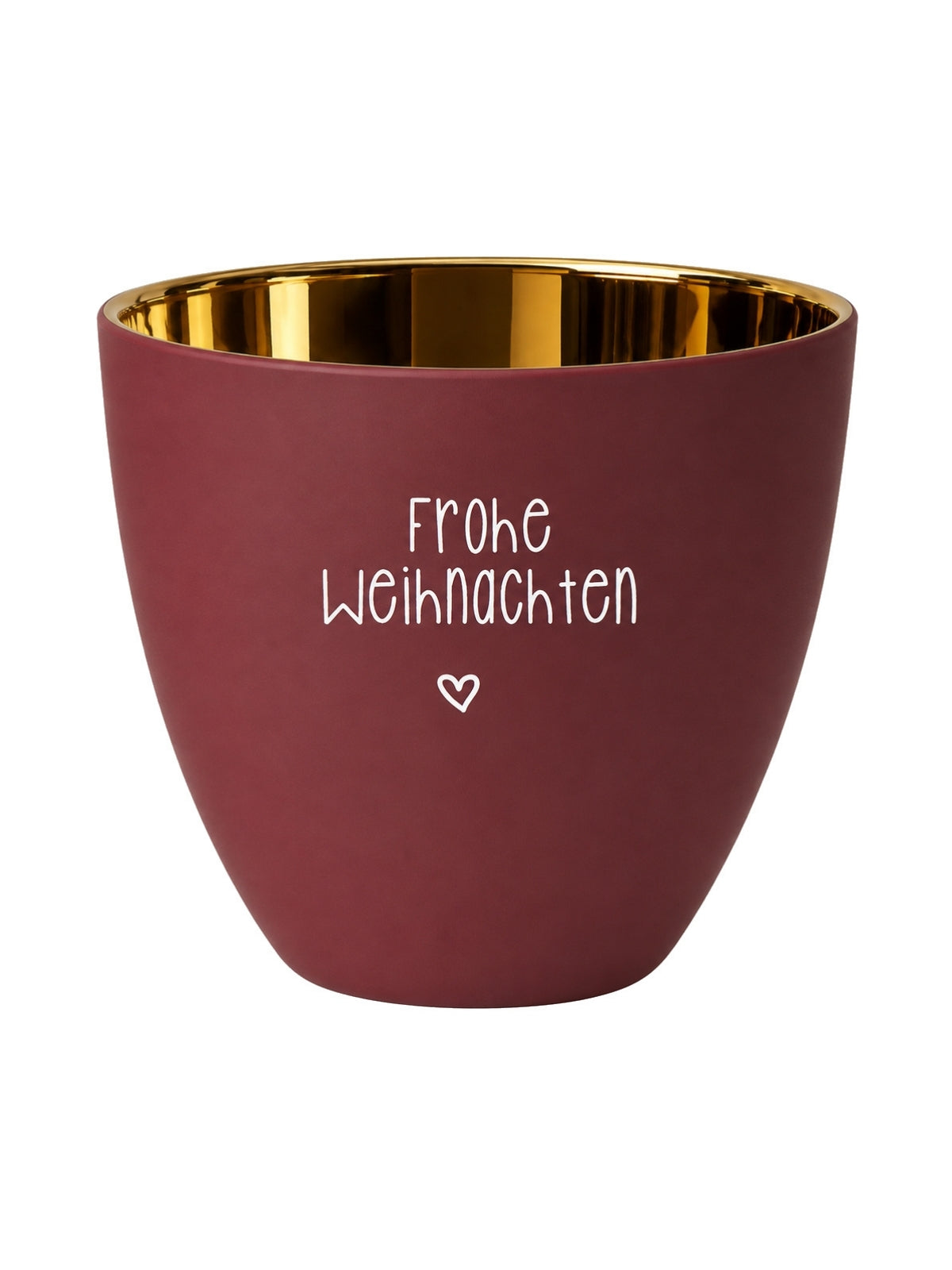 ASA xmas Windlicht Frohe Weihnachten himbeer 6,5cm - Produktbild 1