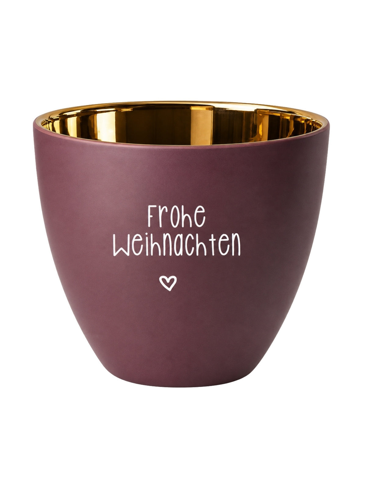 ASA xmas Windlicht Frohe Weihnachten brombeer 6,5cm - Produktbild 1
