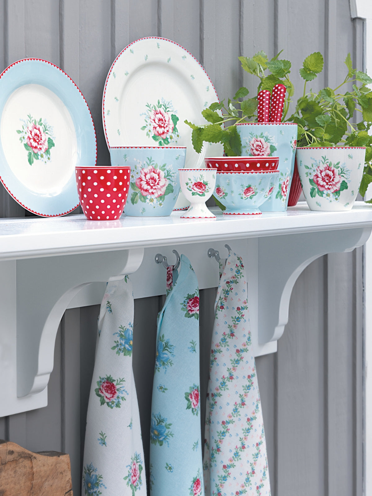 Greengate Dotty Latte Cup red 0,35l - Produktbild 4