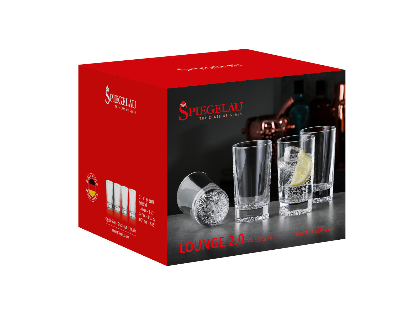 Spiegelau Lounge 2.0  Softdrink Set 4tlg Freisteller 1