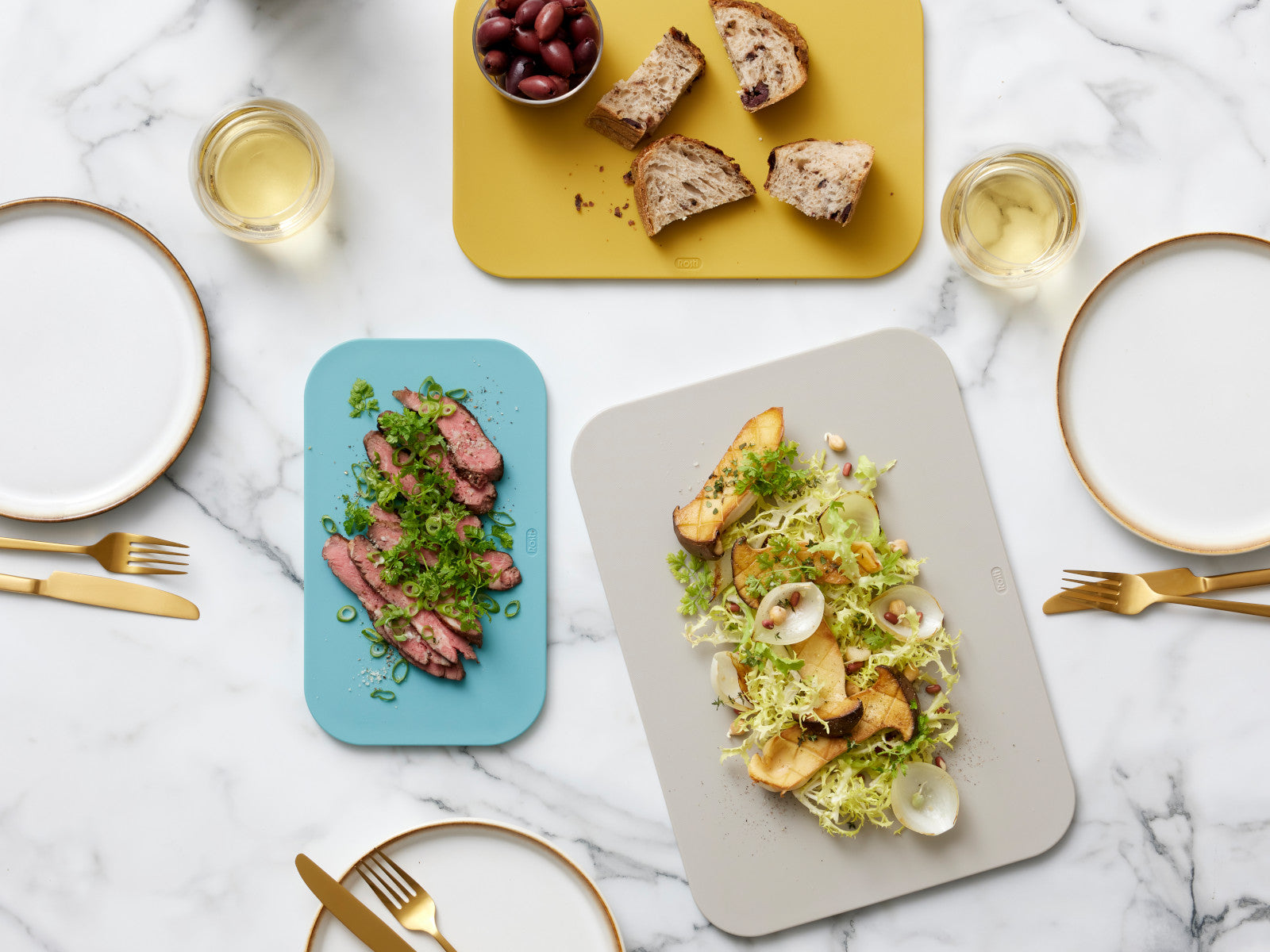 Rosti Choptima Schneidebrett beach Set3