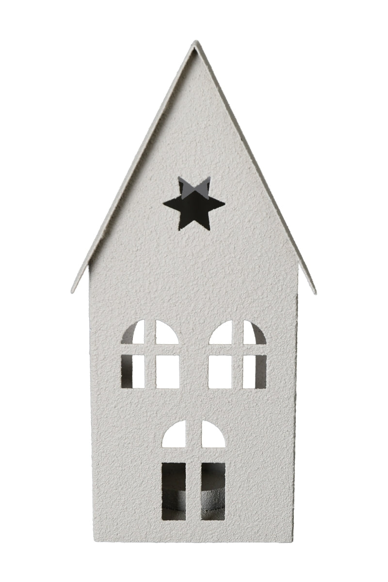 Exner Teelichthalter Haus Dazz beige 22cm (1 Stück) - Produktbild 1