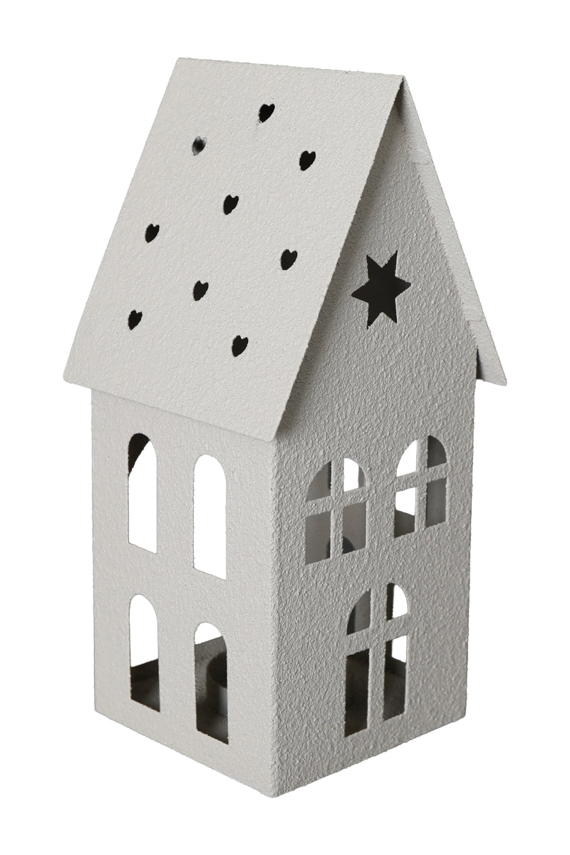 Exner Teelichthalter Haus Dazz beige 22cm (1 Stück) - Produktbild 2