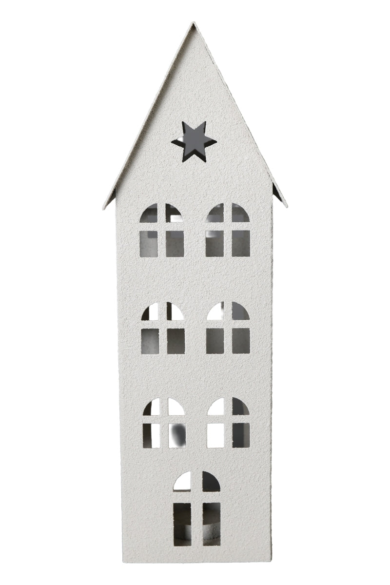 Exner Teelichthalter Haus Dazz beige 32cm (1 Stück) - Produktbild 1