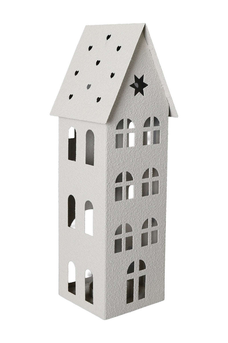 Exner Teelichthalter Haus Dazz beige 32cm (1 Stück) - Produktbild 2