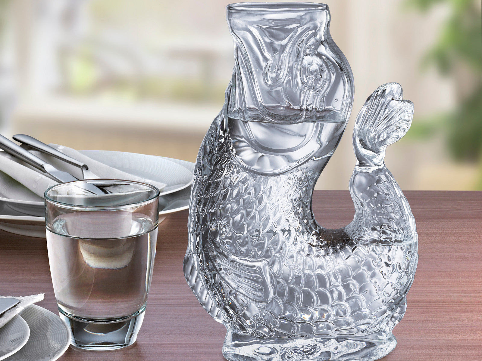 Cilio NEMO Wasserkaraffe transparent 10x15,5x23cm Lifestyle