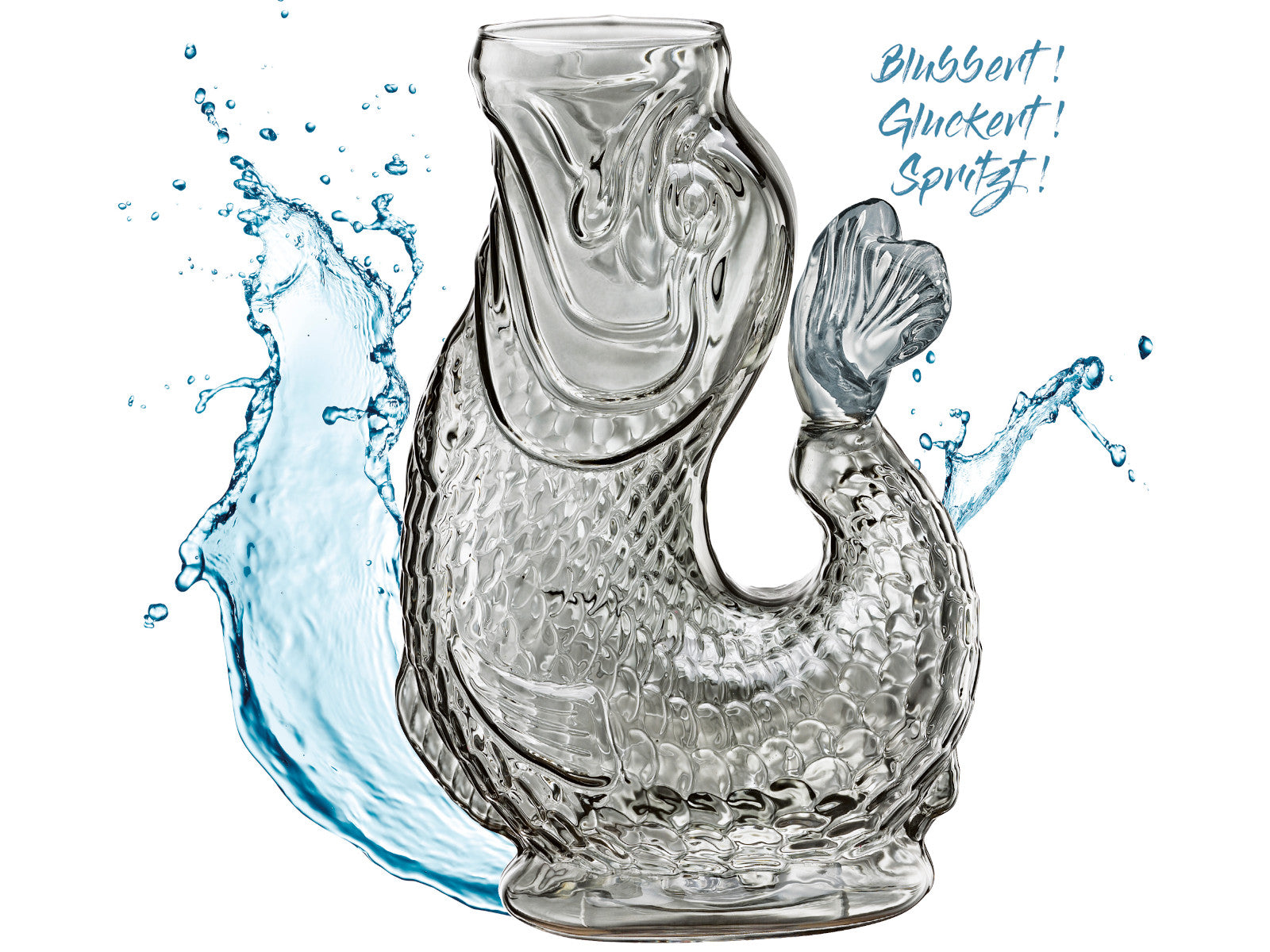 Cilio NEMO Wasserkaraffe grau 10x15,5x23cm Lifestyle 1