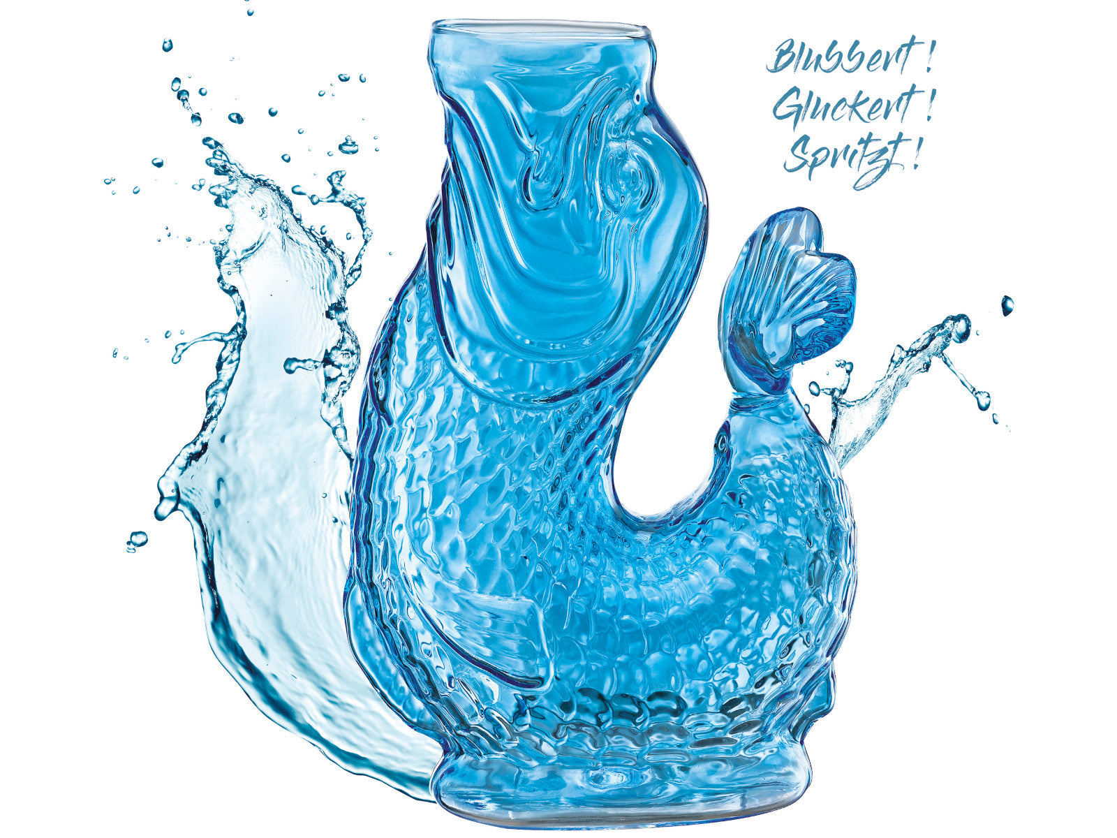 Cilio NEMO Wasserkaraffe blau 10x15,5x23cm Lifestyle  1