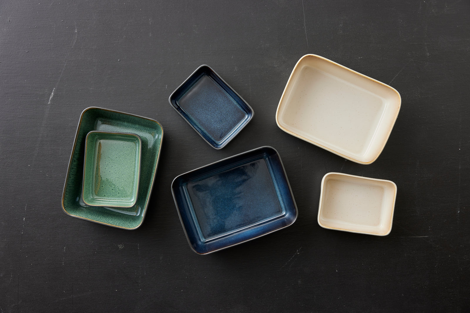 Bitz Auflaufform black/darkblue 19 x 14cm Lifestyle