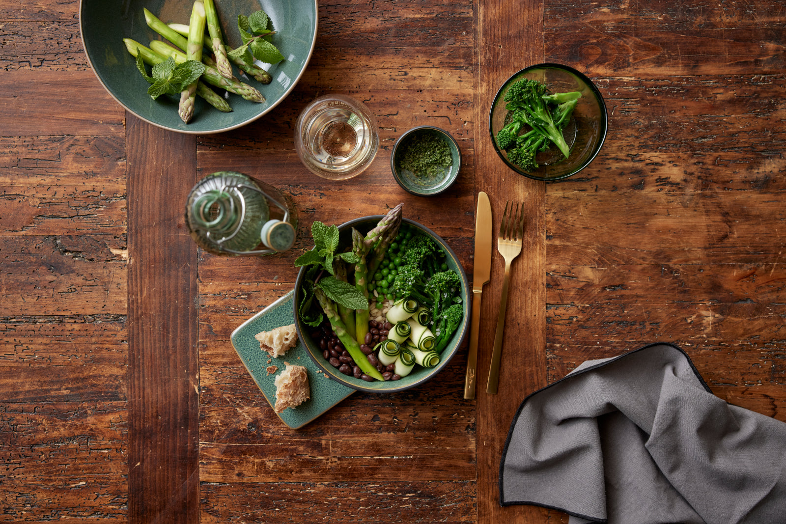 Bitz Poke-/Ramenschüssel black/green 18cm Lifestyle