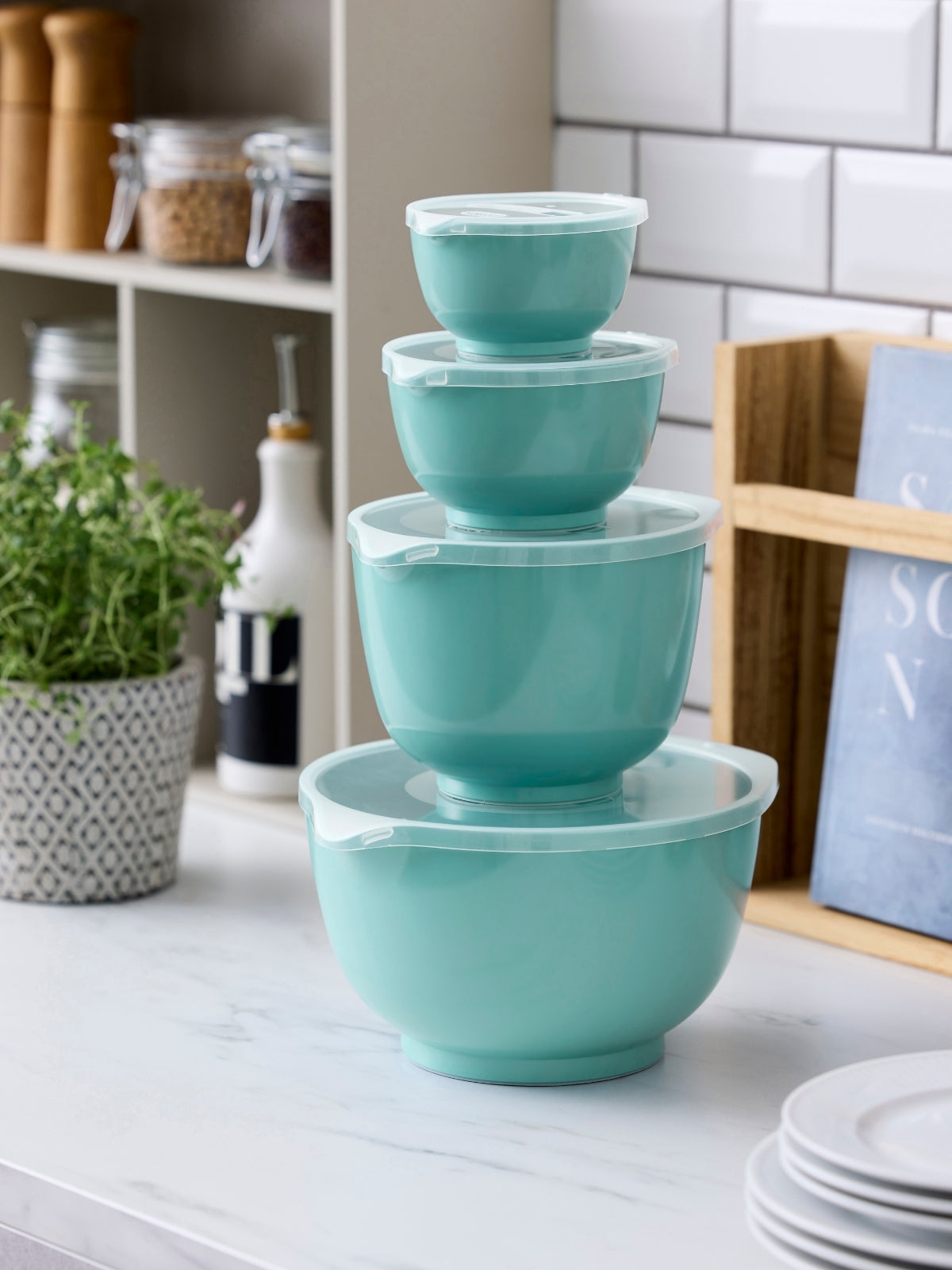 Rosti Margrethe Schüssel Set nordic green 8tlg - Produktbild 2