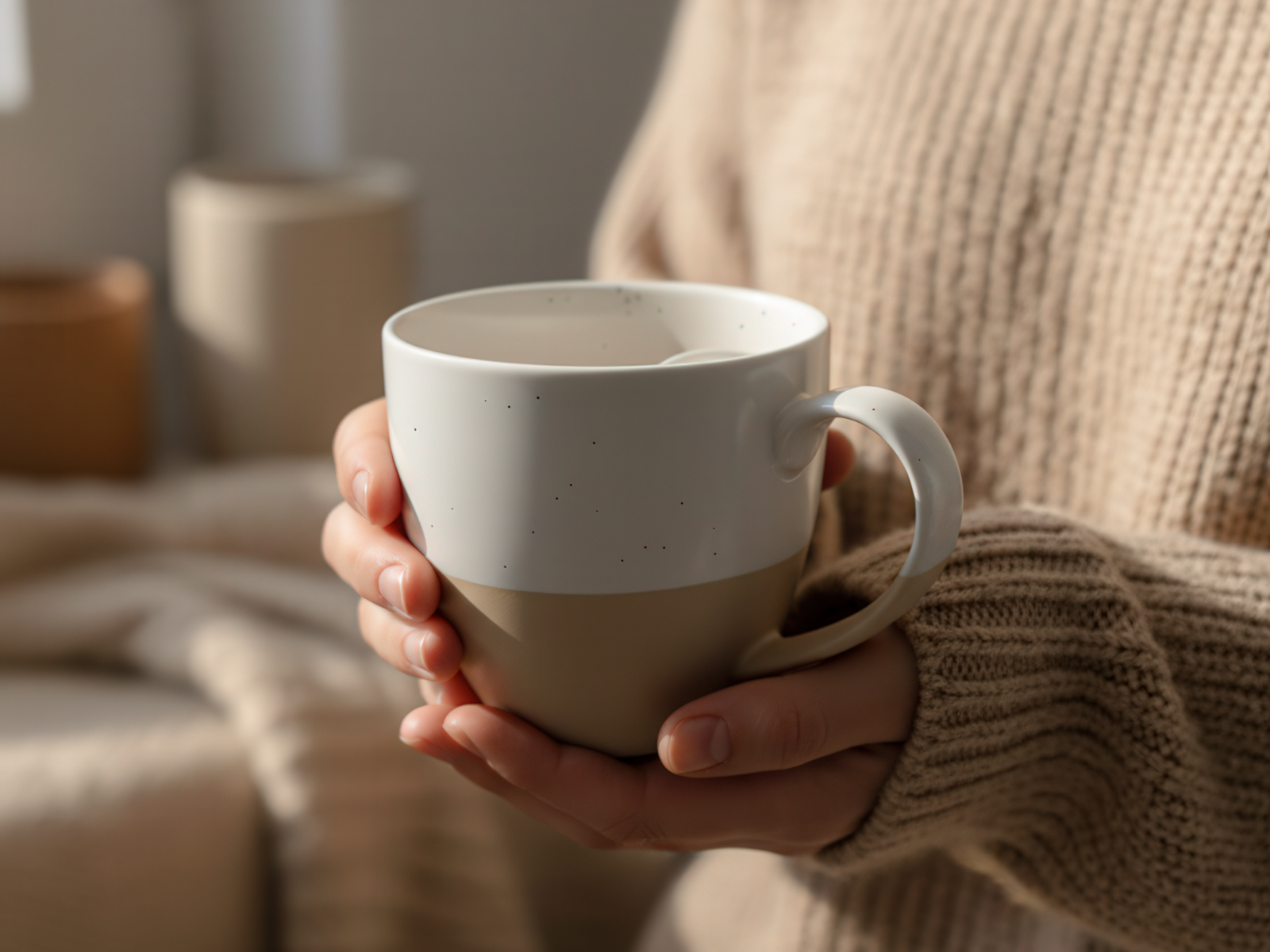 Cangoo Cup® Semi Beige Teebecher 0,33l Lifestyle 2