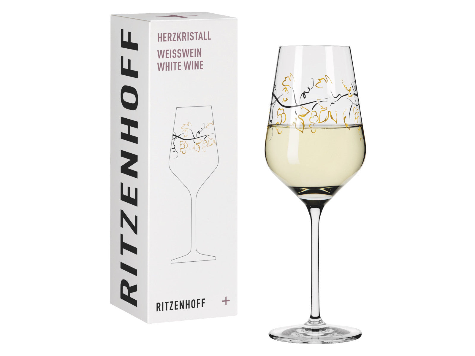 Ritzenhoff Herzkristall Weißweinglas (V.Rea) #12 F25 Freisteller 4