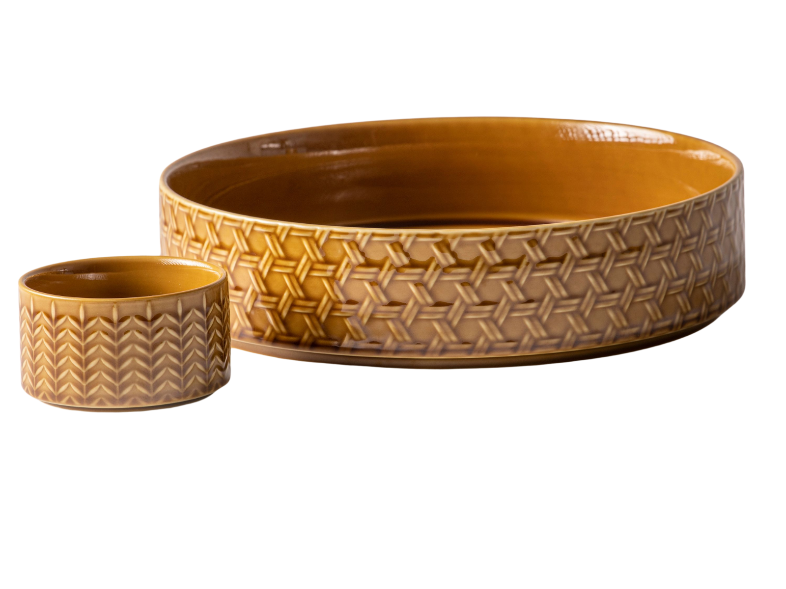 ladelle HEATH Schalenset karamell 2tlg Freisteller