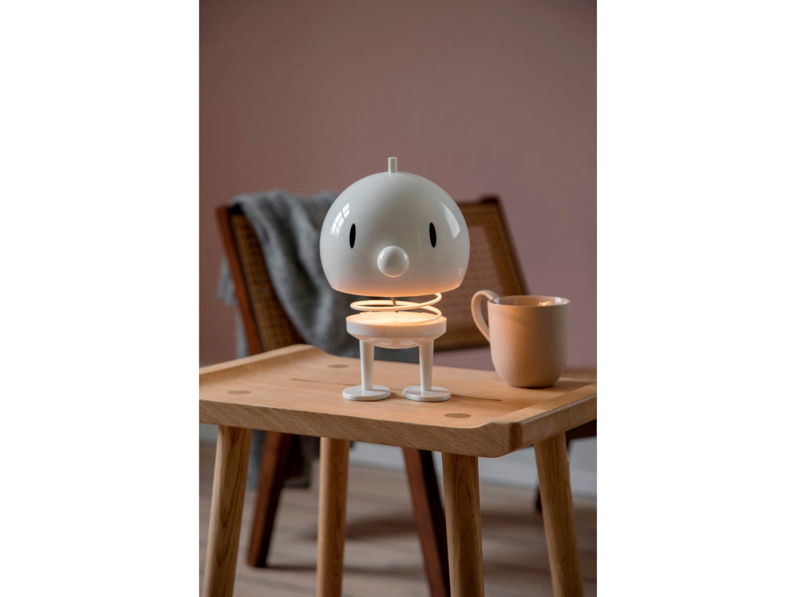 Hoptimist LED Lampe XL White 23cm Lifestyle 1