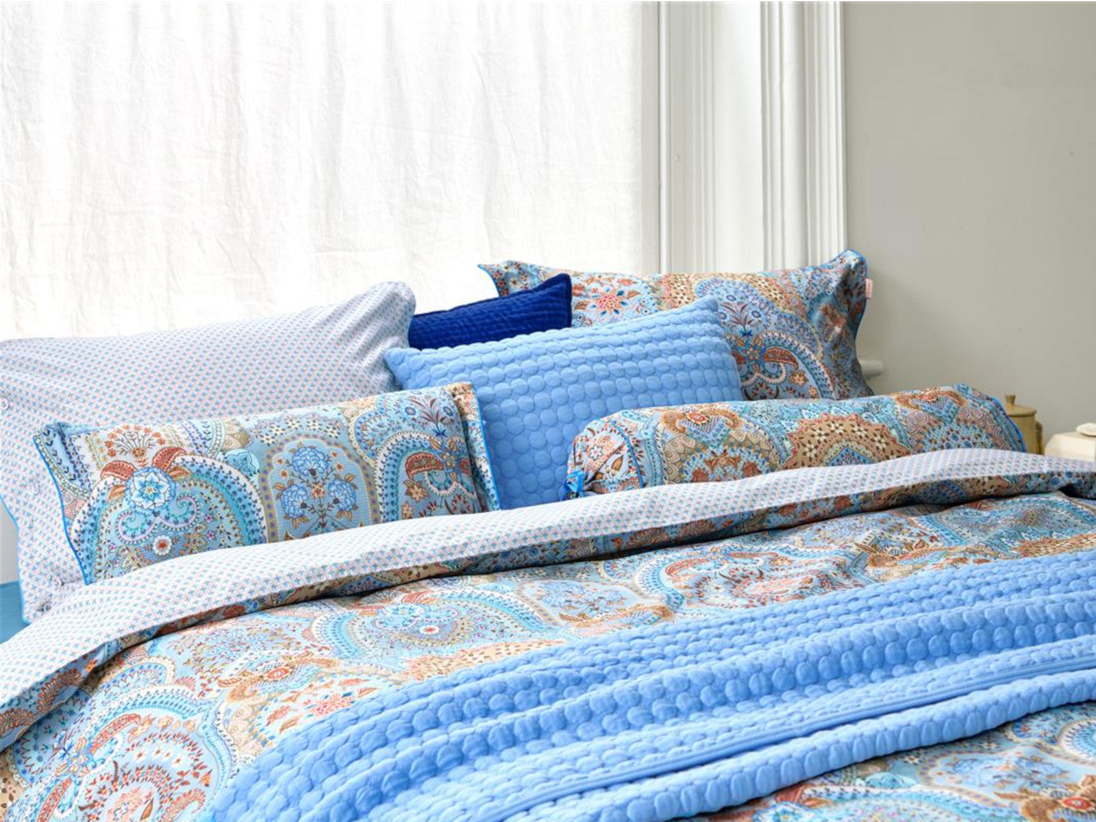 PIP STUDIO Jabali Bettwäsche blau 155x220cm (1 Set) bh Lifestyle 4