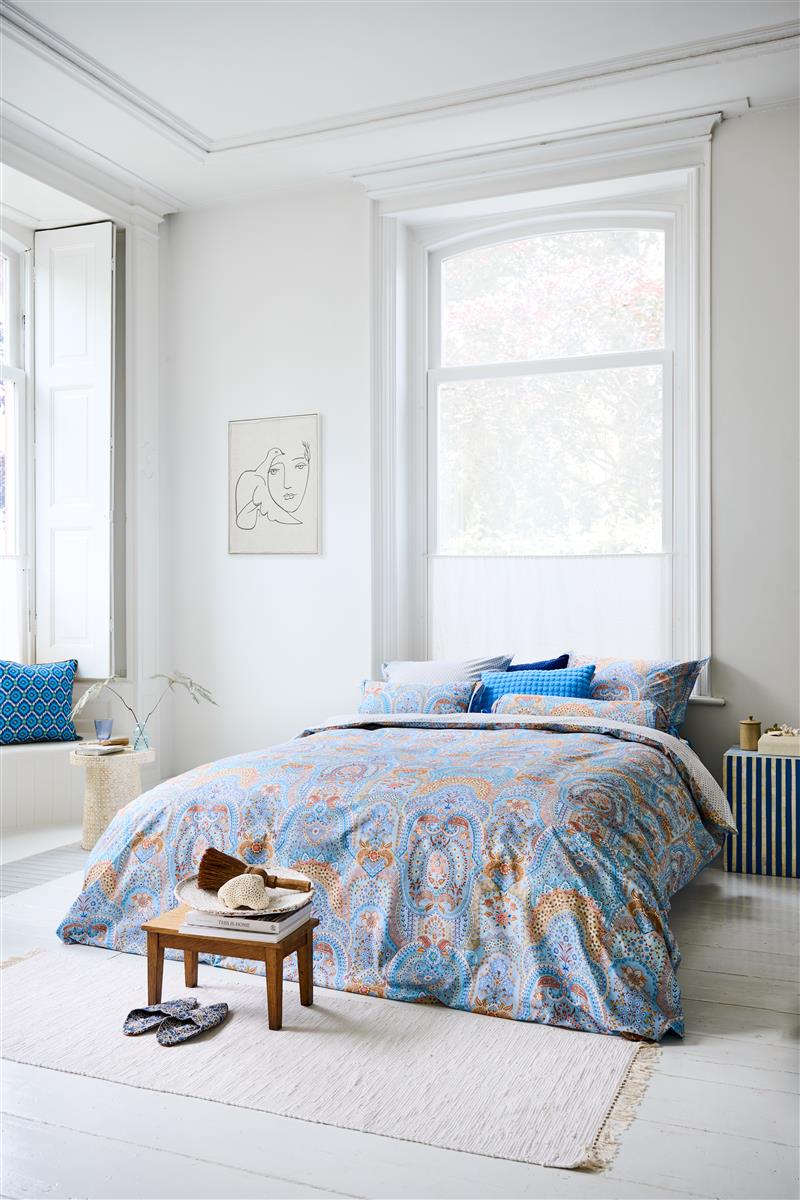 PIP STUDIO Jabali Bettwäsche blau 155x220cm (1 Set) bh Lifestyle 1