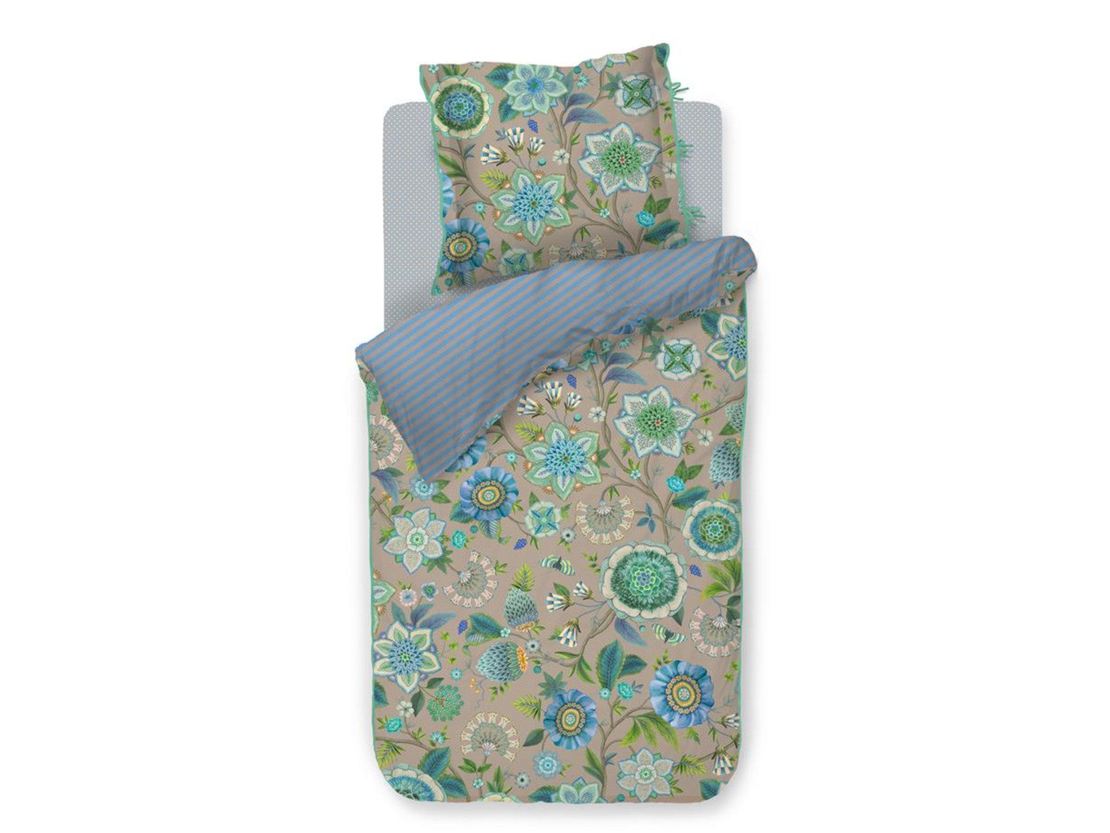 PIP STUDIO Viva La Vida Bettwäsche blau 135x200cm (1 Set) Freisteller 1