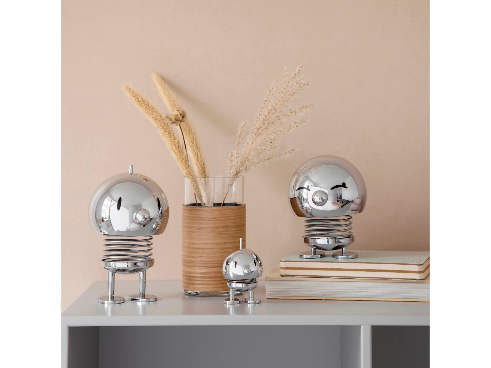 Hoptimist LED Lampe L Chrome 15cm Lifestyle 1