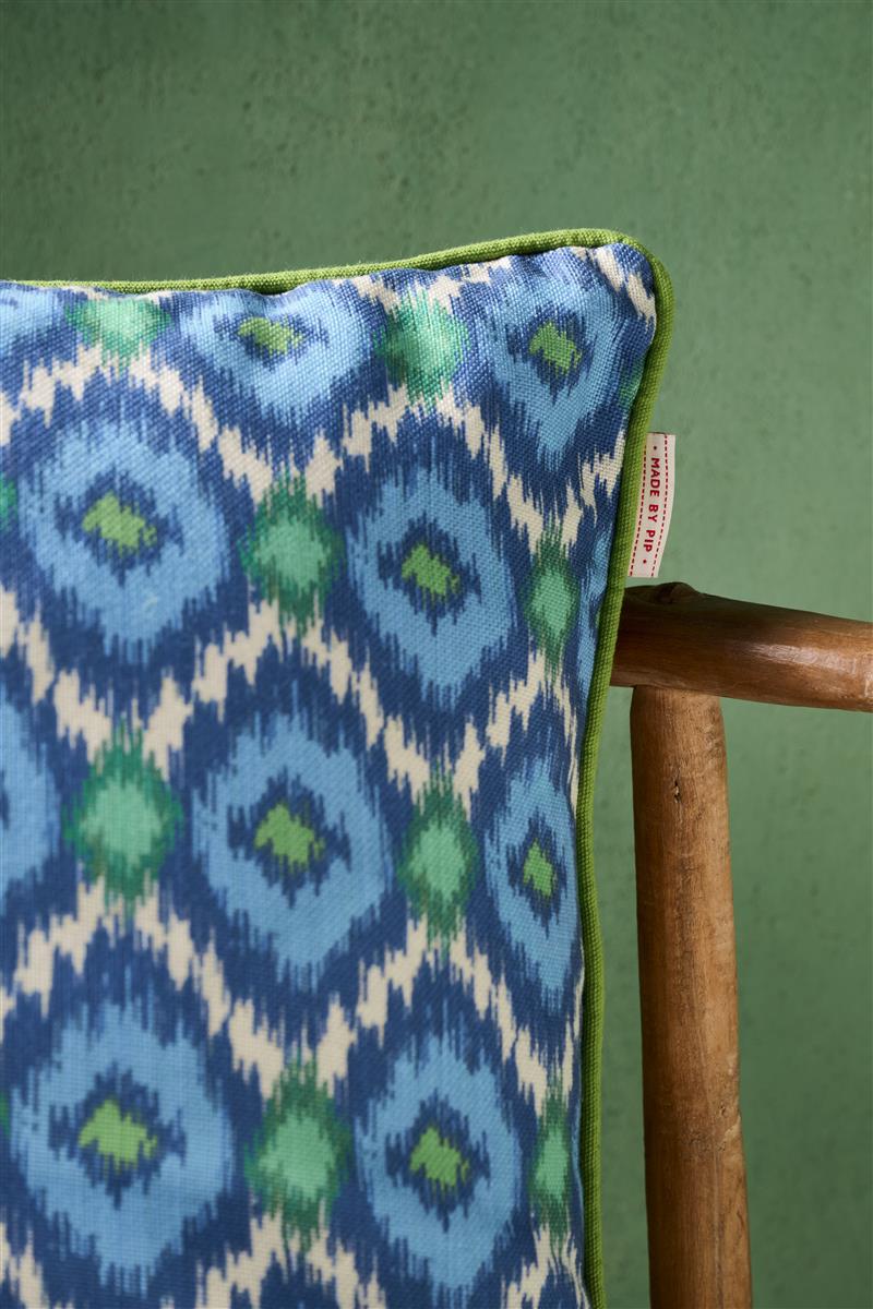 PIP STUDIO Zazu Kissen blau 53x53cm (1 Stück) Lifestyle 1