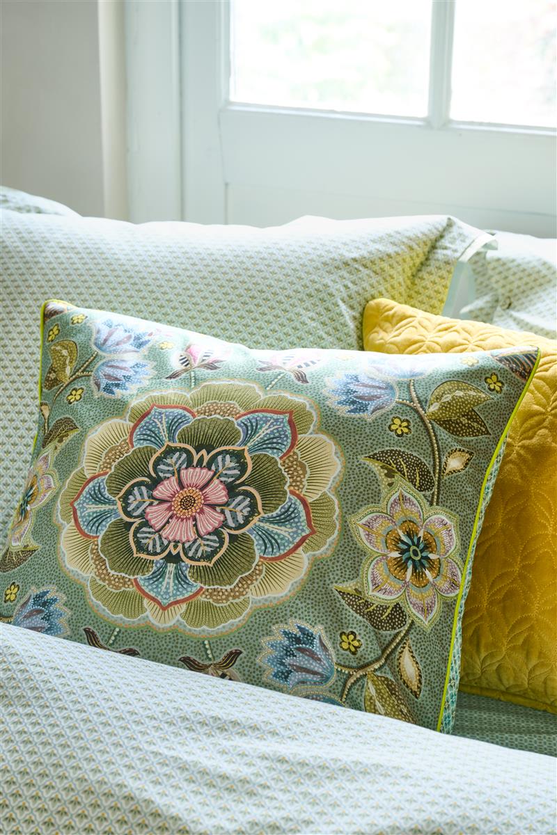 PIP STUDIO Matata Kissen grün 53x53cm (1 Stück) – Tischideen & Ambiente