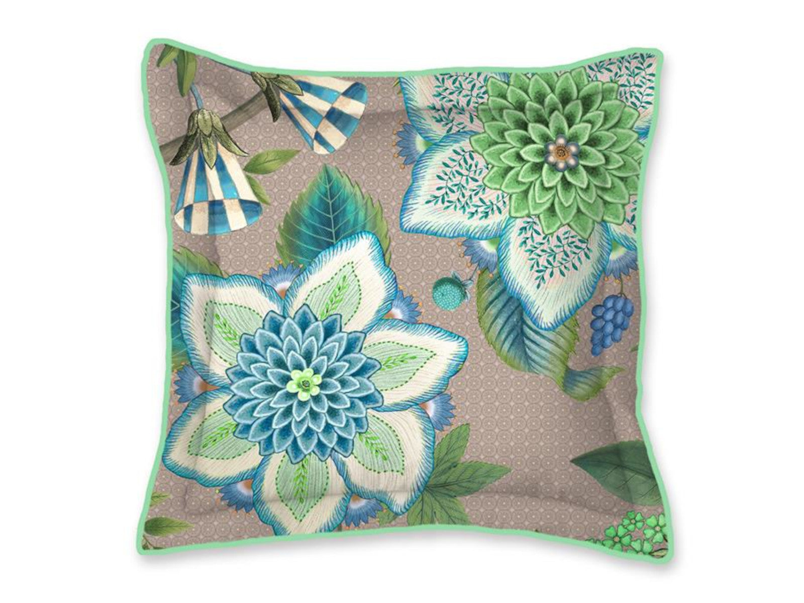PIP STUDIO Viva La Vida Kissen blau 45x45cm (1 Stück) Freisteller 1