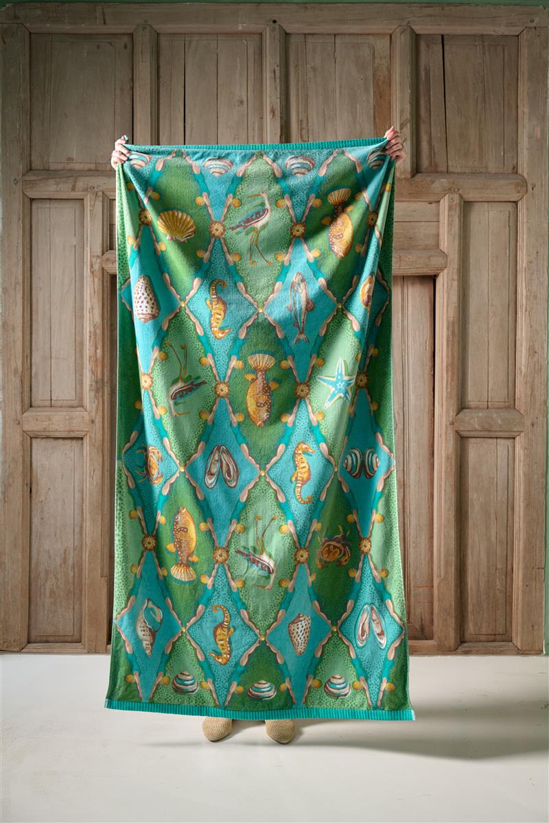 PIP STUDIO Little Sea grün Badetuch 100x180cm (1 Stück) Lifestyle2