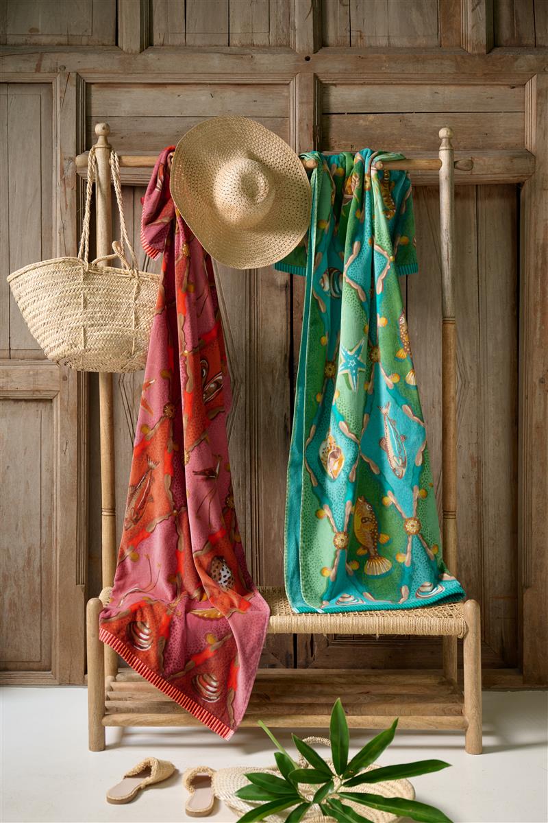 PIP STUDIO Little Sea grün Badetuch 100x180cm (1 Stück) Lifestyle1