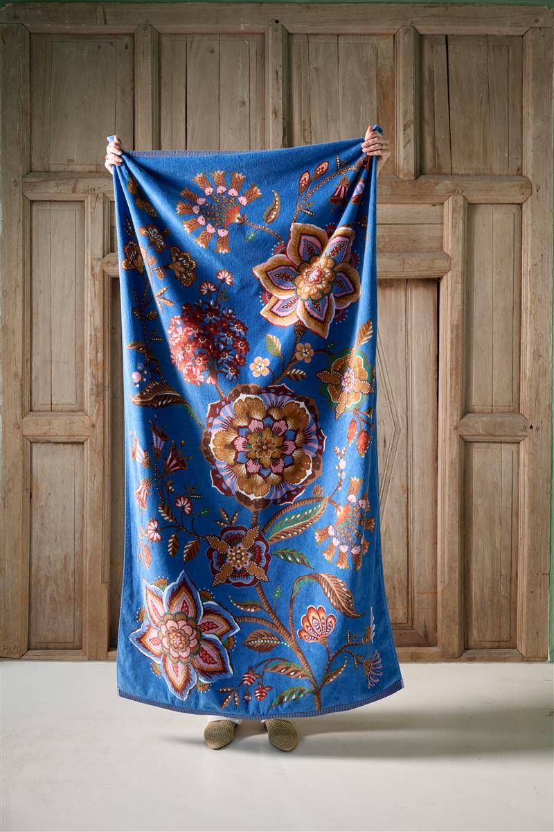 PIP STUDIO Viva la Vida blau Badetuch 100x180cm  (1 Stück) Lifestyle2