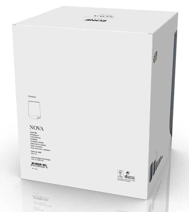 Zone Denmark Nova Pedaleimer grey 5L Lifestyle