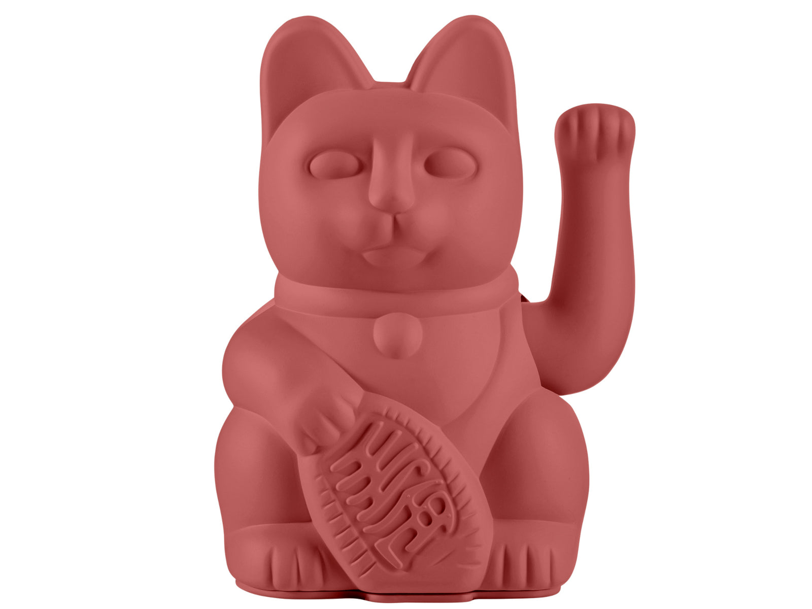 Donkey Products Lucky Cat Classic Winkekatze berry red 15cm Freisteller 1