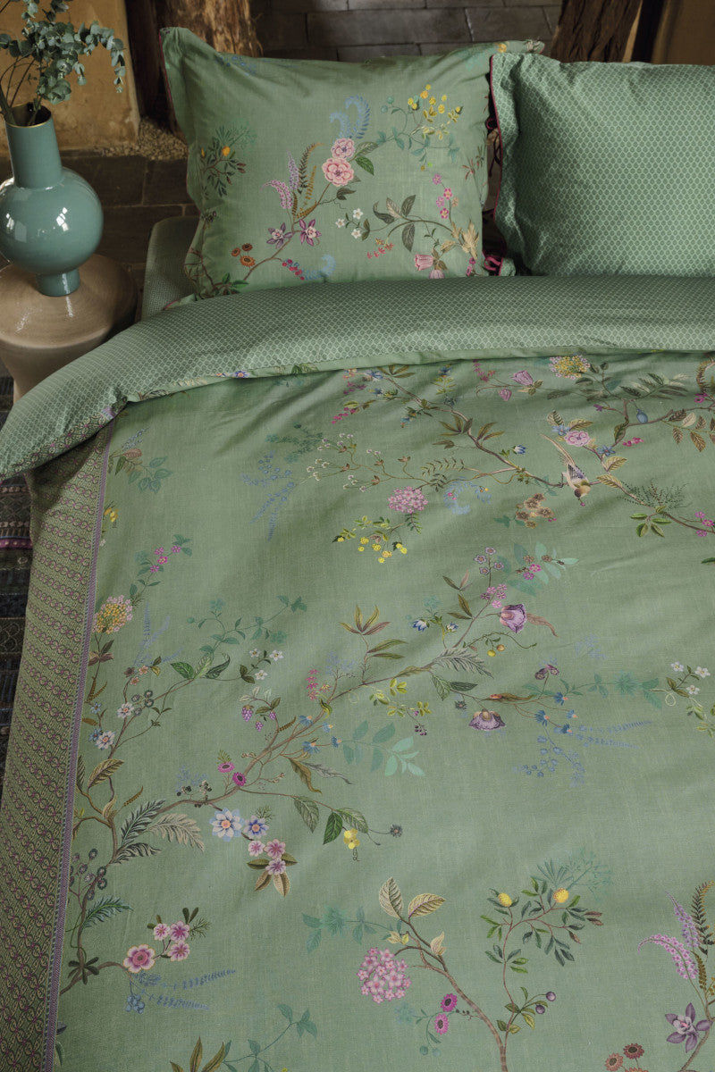 Pip Studio Bustani Bettwäsche grün 135x200cm (1 Stück) Lifestyle 2