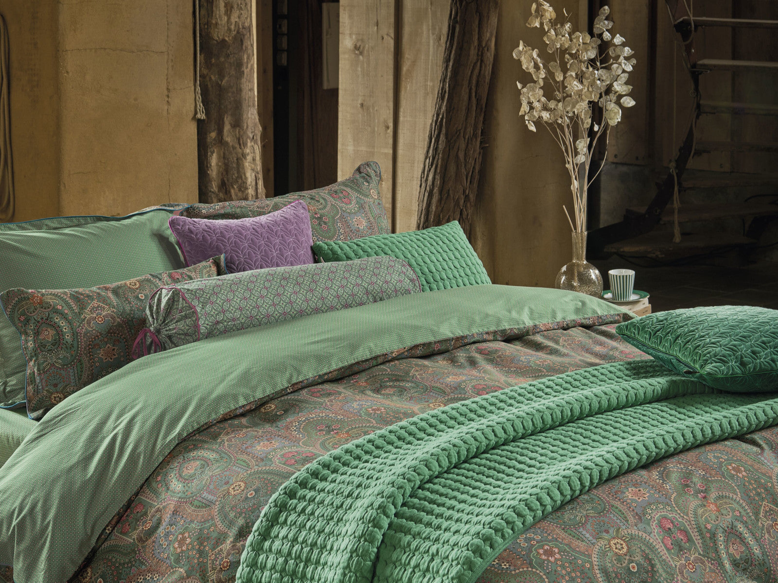Pip Studio Little Jabali Bettwäsche grün 135x200cm (1 Stück) Lifestyle 3